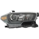 Far Toyota Tacoma, 08.20, montare fata, dreapta, cu DRL LED, lumini de zi; Tip USA; H11+H9+LED+W5W+WY21W; manual; negru; Omologare USA; halogen,