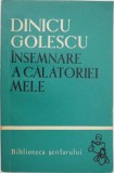 Insemnare a calatoriei mele - Dinicu Golescu - Carte