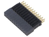 Conector SAMTEC şiruri pini tată 24 PIN 2,54mm aurit THT soclu