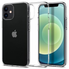 Husa iPhone 12 Spigen Liquid Crystal, transparenta foto
