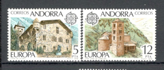 Andorra Spaniola.1978 EUROPA-Monumente SE.454