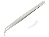 Pensetă Curbată 150mm cu V&acirc;rf Plat