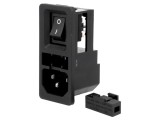 Conector Alimentare AC Tată 10A 250VAC IEC 60320