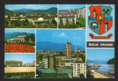 CPIB 21467 - CARTE POSTALA - BAIA MARE, MOZAIC, STEMA, NECIRCULATA foto