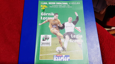 program Gornik Leczna - Legia Varsovia foto