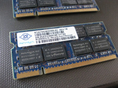 memorie ram ddr2 2 gb 800 mhz NANYA 2Rx8 PC2-6400-666-12-F1 .800 ,functional foto