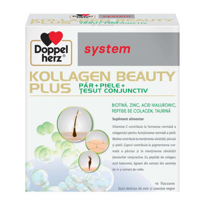 Kollagen System Beauty Plus 10 flacoane Doppelherz foto