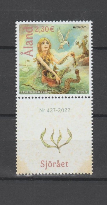 ALAND - 2022 EUROPA CEPT - Povestiri si mituri - Serie 1 timbru MNH**
