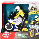 Dickie - Motocicleta de Politie - 17 cm | Dickie Toys