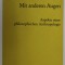 Mit anderen Augen: Aspekte einer philosophischen Anthropologie/ Helmut Plessner