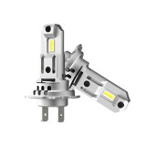 Set 2 becuri mini led H7 canbus 20000lm 6000k alb rece cu ventilator, RG Parts