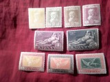 2 Serii mici 1930 Spania - 100 Ani Goya , 9 valori sarniera