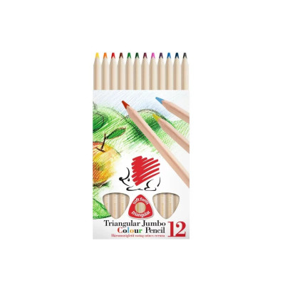 Creioane colorate Ico Arici natur 12/set foto