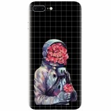 Husa silicon pentru Apple Iphone 7 Plus, Astronaut Love