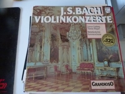 Conc. pt vioara - Bach, vinil foto