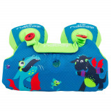 Centură cu aripioare &icirc;not TISWIM Imprimeu Dragon Albastru Copii 15-30 kg, Nabaiji