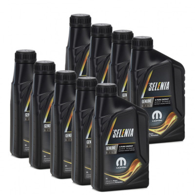 Set 9 Buc Ulei Motor Selenia K Pure Energy 5W-40 1L foto