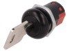 Comutator cu Cheie &Oslash;19,3mm 1 Pol 3 P poziții