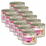 Cumpara ieftin Animonda Carny Carny Kitten Baby Pat&eacute; - carne de vită și pui 12 x 200 g