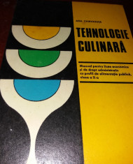 ANA CHIRVASUTA TEHNOLOGIE CULINARA foto