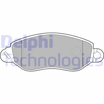 Delphi set placute frana, frana disc foto