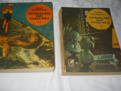 Intimplari din viata mea- Henri Rochefort,1983, 2 volume foto