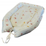 Baby Nest Mici Indieni culcus bebelus pentru dormit reversibil multifunctional 100 x 60 cm, KidsDecor