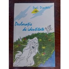 Declaratie de identitate- Dadi Dimitriu