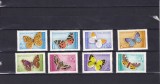 ROMANIA 1969 LP 703 FLUTURI SERIE MNH