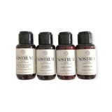 Set travel Nostrum Vacanta Perfecta, 4 x 50 ml produse cosmetice esentiale Travel Size, ingrediente naturale peste 91,4%, lotiune de corp, gel de cura