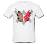 Cumpara ieftin Tricou &quot; Inima vs creier &quot;