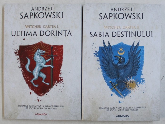 WITCHER ( SABIA DESTINULUI / ULTIMA DORINTA ) , VOLUMELE I - II de ANDRZEJ SAPKOWSKI , 2019