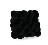 Cumpara ieftin Set 4 perne decorative textil negru Entwine 30x30x10 cm