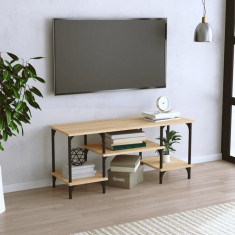 vidaXL Comoda TV, stejar sonoma, 102x35x45,5 cm, lemn prelucrat foto