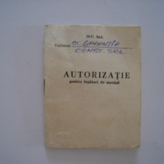 Autorizatie pentru legatori de sarcina, 1992