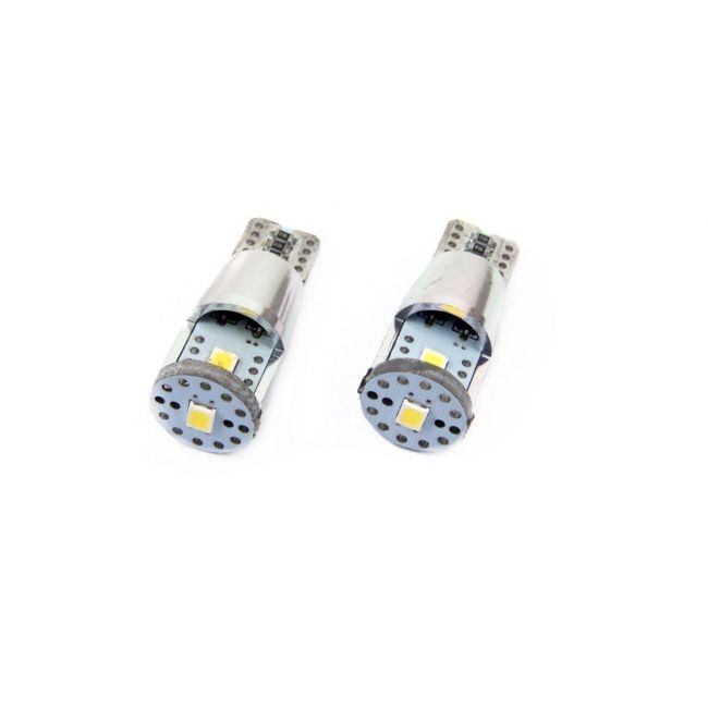 Set becuri auto cu LED CANBUS T10e W5W 3 SMD ALU Alb 12V/24V AM01637.