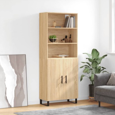 vidaXL Dulap &amp;icirc;nalt, stejar sonoma, 69,5x34x180 cm, lemn compozit 3189280 foto
