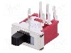 Intrerupator glisant, 3 pozitii, SPDT, ON-OFF-ON, CANAL ELECTRONIC - TS-6AS-Q-H