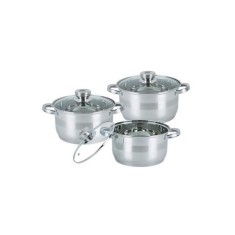 Set oale inox Bohmann, 6 piese, manere inox, capace incluse foto