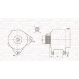 Alternator Toyota Avensis ( T25) 04.03-11.08, Avensis Estate ( T25) 04.03-11.08, Avensis Sedan ( T25) 01.03-11.08, 2.0 VVT-i (AZT250 , AZT250R), 2.4