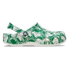 Saboti Crocs Classic Duke Print Clog Verde - Ivy Green foto