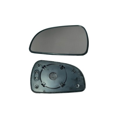 Geam oglinda Hyundai Matrix (Fc), 01.2001-08.2006, Hyundai Matrix (Fc), 08.2006-03.2008 , partea Stanga, culoare sticla crom, sticla convexa, cu inca foto