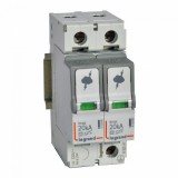 Descarcator Supratensiune 2P Legrand 412221, SPD T2, 20kA, 320V