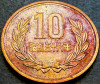 Moneda exotica 10 YENI - JAPONIA, anul 1981 Shōwa *cod 675 B = UNC, Asia