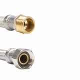 Furtun Blindat 3/4, Apă Potabilă, Inox, 500mm, Certificat DVGW