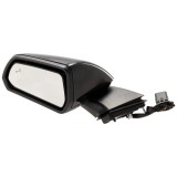 Oglinda usa exterioara Ford Mustang, 05.20, stanga, reglaj electric; carcasa neagra, grunduit; incalzire; sticla plana; sticla crom; memorie; 12