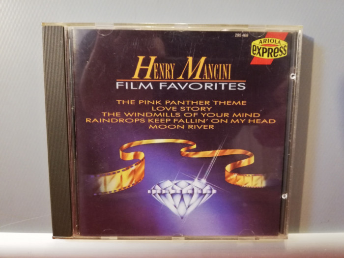 Henry Mancini - Selectiuni (1988/Ariola/UK) - CD ORIGINAL/NM