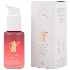 Crema de zi iluminatoare Immunity Glow cu Chaga si Seminte de mac, 50ml, Yope