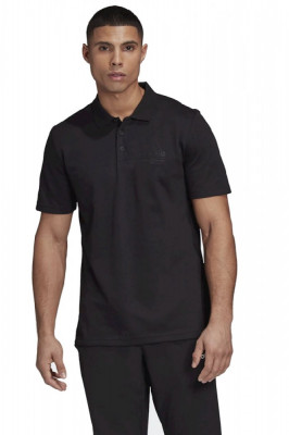 Tricou polo barbati Adidas Briliant Polo Negru foto