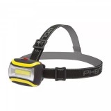 Lanterna Cap Phenom COB LED, 3 Moduri, Rabatabila 90&deg;, Ciclism, Pescuit, Camping - Baterii AAA Necesare